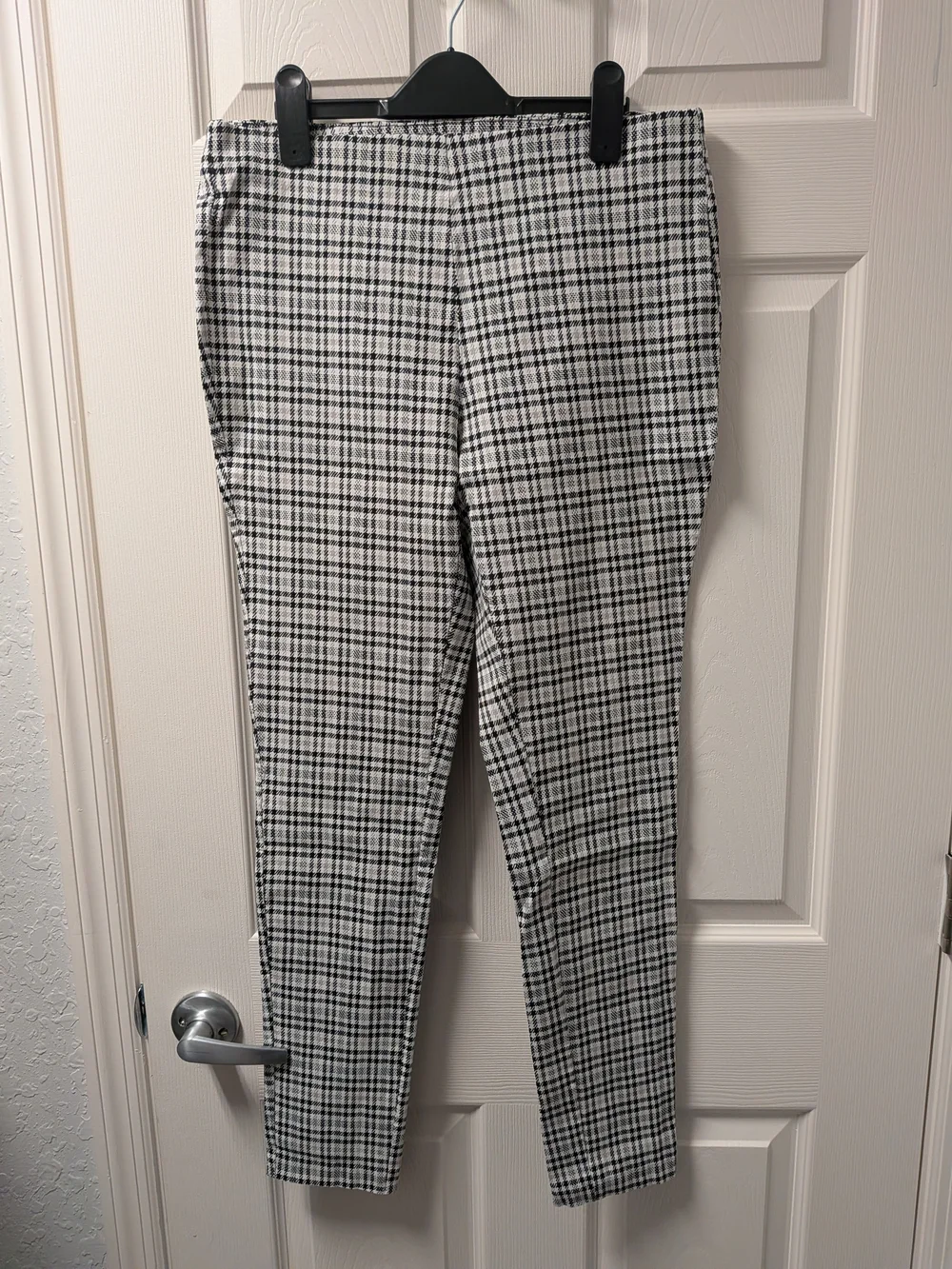 Michael Kors Black and Gray Plaid Dress Pants